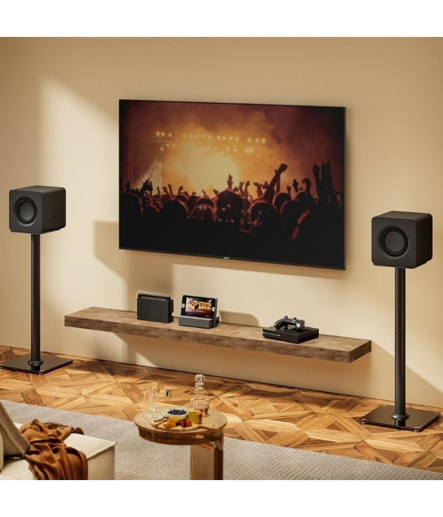 Soporte de suelo aisens spk11u-433 para altavoces/ hasta 25kg