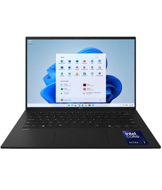 Portátil lg gram 14z90t-g.ad8bb intel core ultra 7-255h/ 32gb/ 2tb ssd/ 14'/ win11