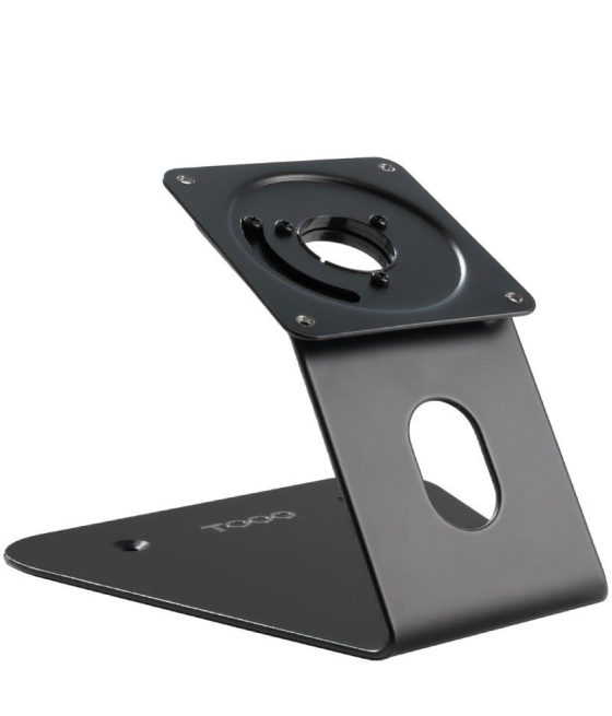 Soporte de mesa/pared para marco antirrobo de tablet tooq tqatwm3401-b/ negro