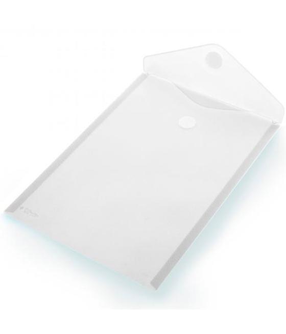 Office box carpeta sobre cierre c/velcro classic a4  vertical plástico cristal translúcido