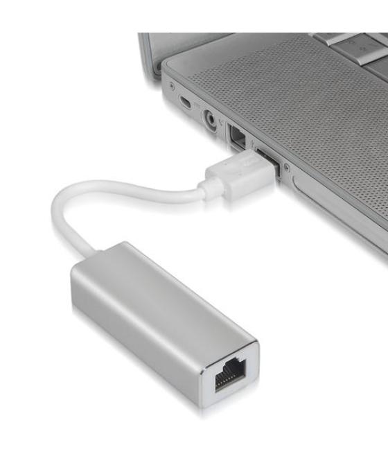 Aisens conversor usb 3.0 a ethernet gigabit 10/100/1000 mbps 15cm blanco