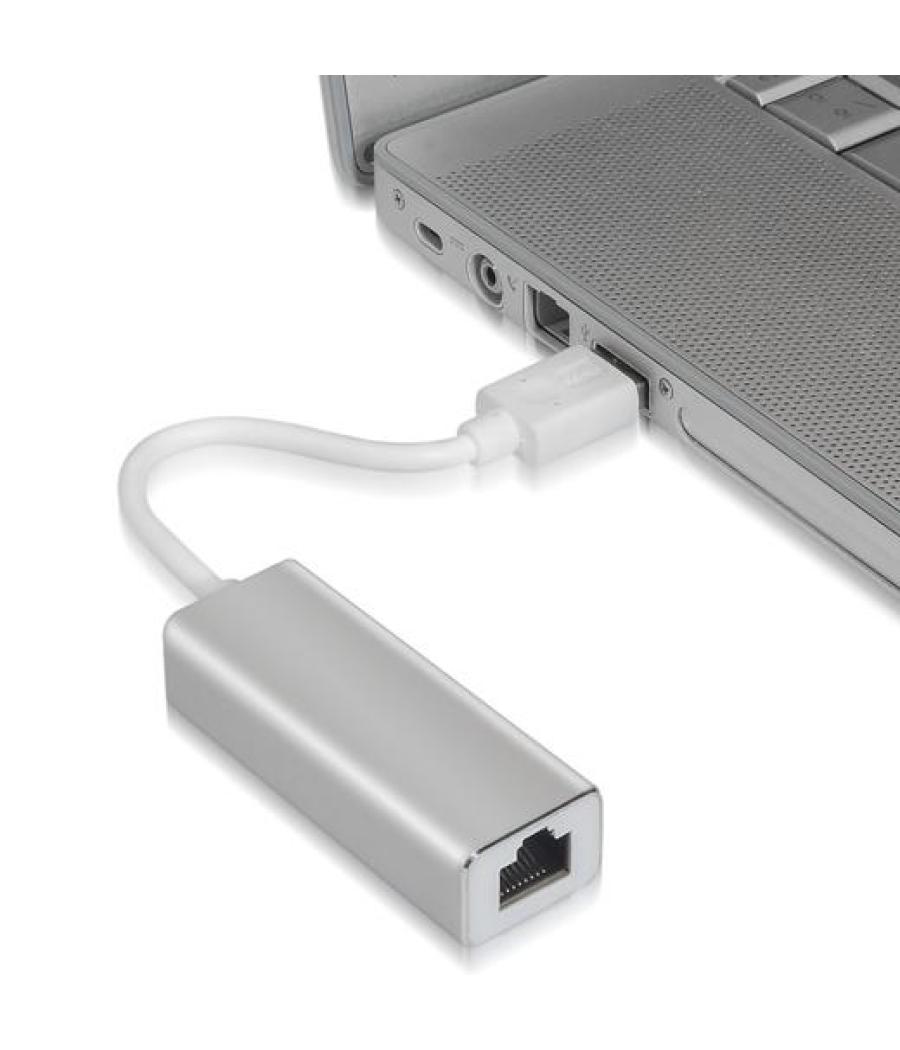 Aisens conversor usb 3.0 a ethernet gigabit 10/100/1000 mbps 15cm blanco