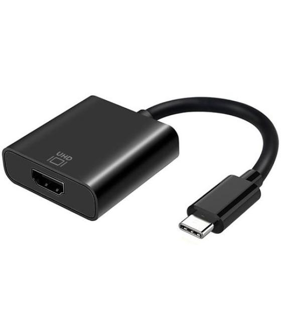 Aisens conversor usb-c a hdmi 4k@60hz usb-c/m - hdmi/h negro 15cm