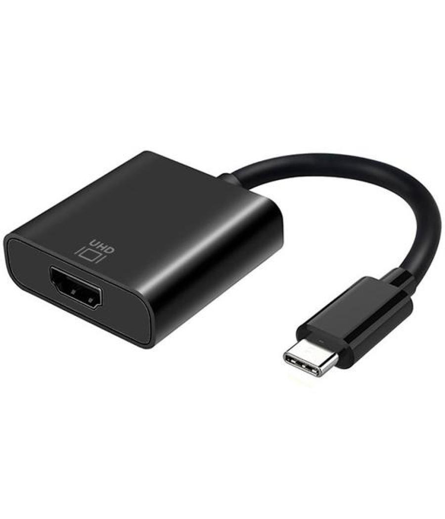 Aisens conversor usb-c a hdmi 4k@60hz usb-c/m - hdmi/h negro 15cm