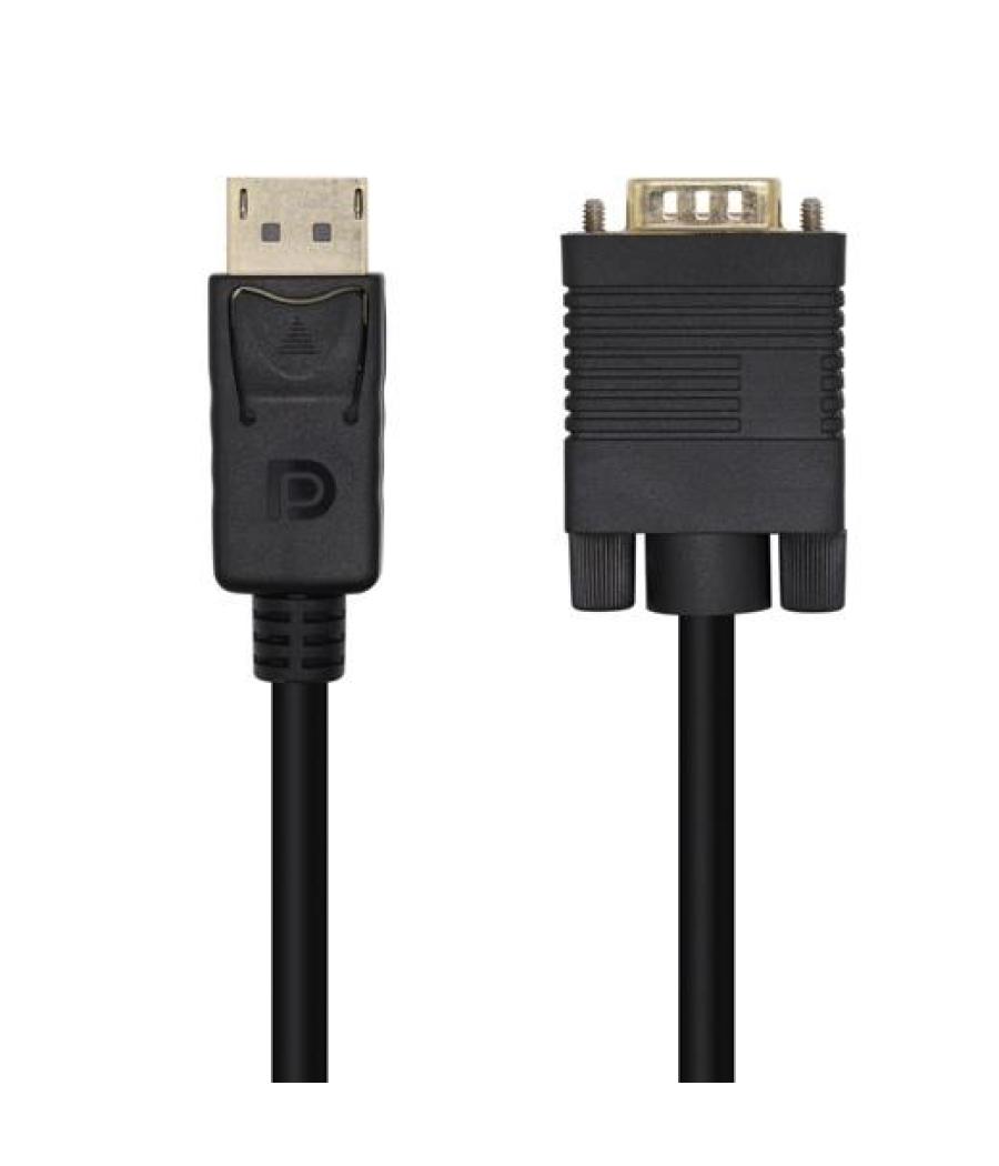 Aisens cable conversor displayport a vga dp/m - vga/m negro 2,0m