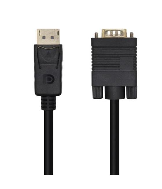 Aisens cable conversor displayport a vga dp/m - vga/m negro 1,0m