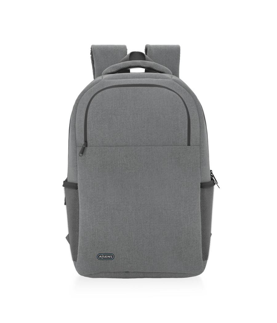 Aisens mochila premium para portátil de 15,6" gris