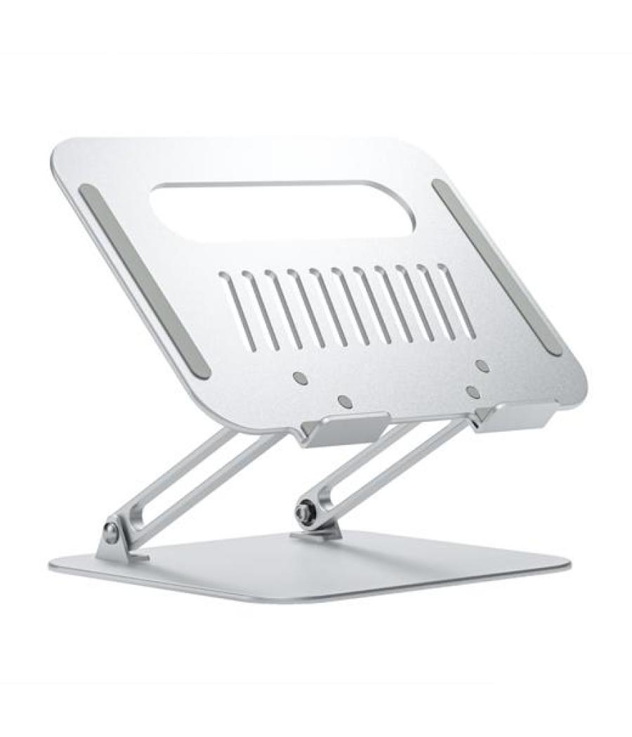 Aisens soporte de sobremesa xl 10-17 ajustable para portatil / tablet, plata
