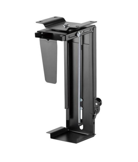 Aisens soporte giratorio y altura personalizable para cpu por debajo de escritorio con mango de bloqueo fácil