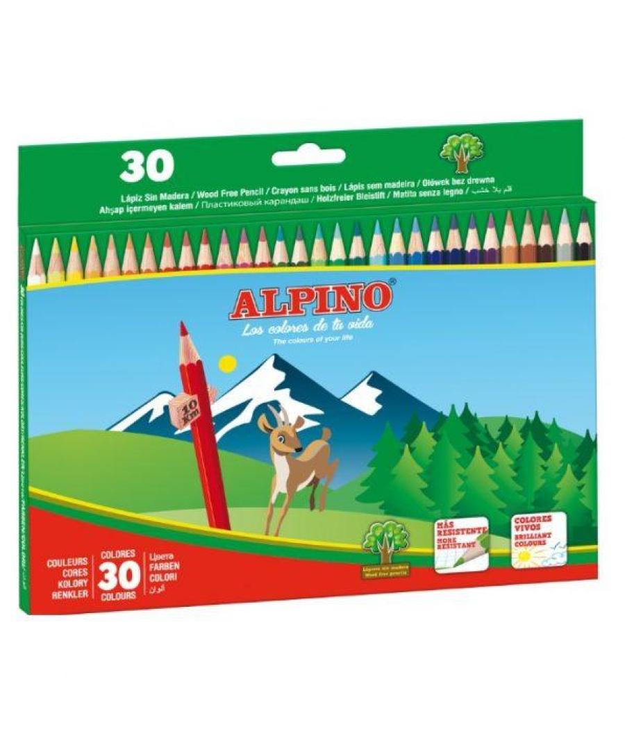 Alpino lápices de colores 175mm c/surtidos estuche 30 ud