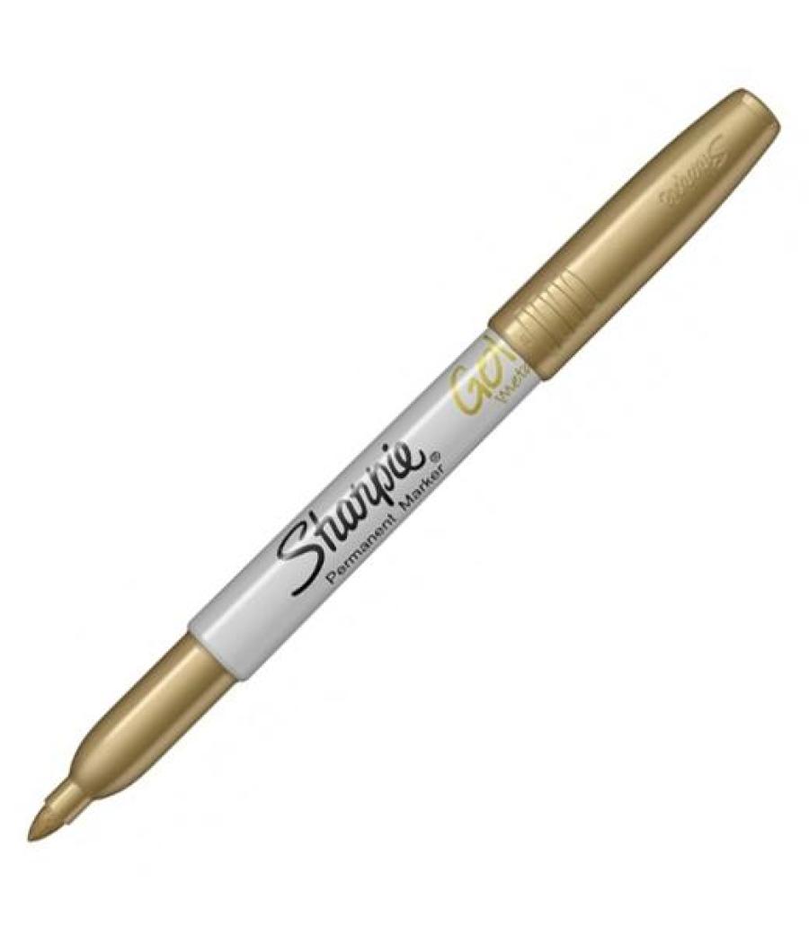 Sharpie marcador permanente metallic punta fina oro
