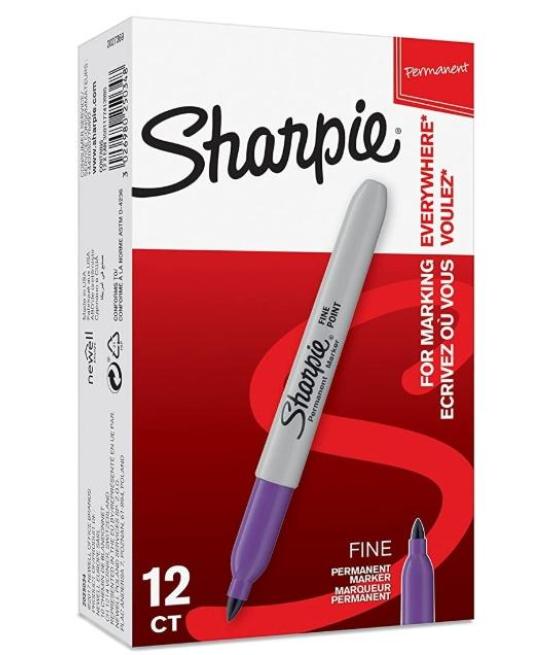 Sharpie rotulador permanente fine morado