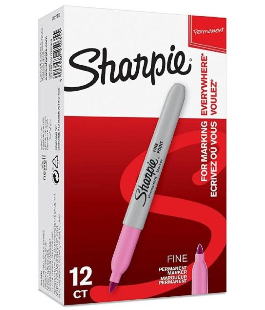 Sharpie rotulador permanente fine rosa