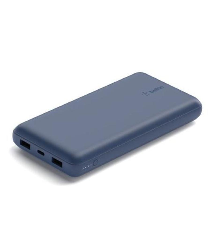 Belkin cargador power bank qi 20k mah 2usb-a 1 usb-c azul