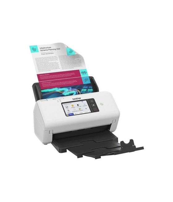 Brother escaner sobremesa doble cara tarjeta red y wifi ads4700w