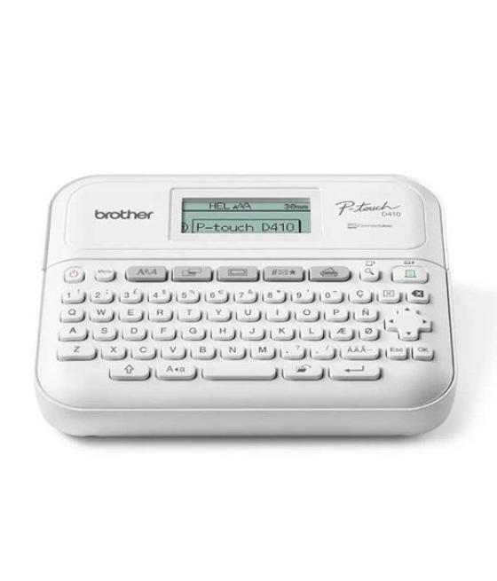 Brother etiquetadora - rotuladora electrónica de sobremesa pt-d410