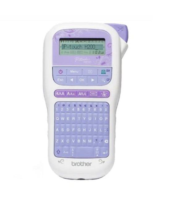 Brother etiquetadora rotuladora electrónica pt-h200, de mano, teclado qwertz