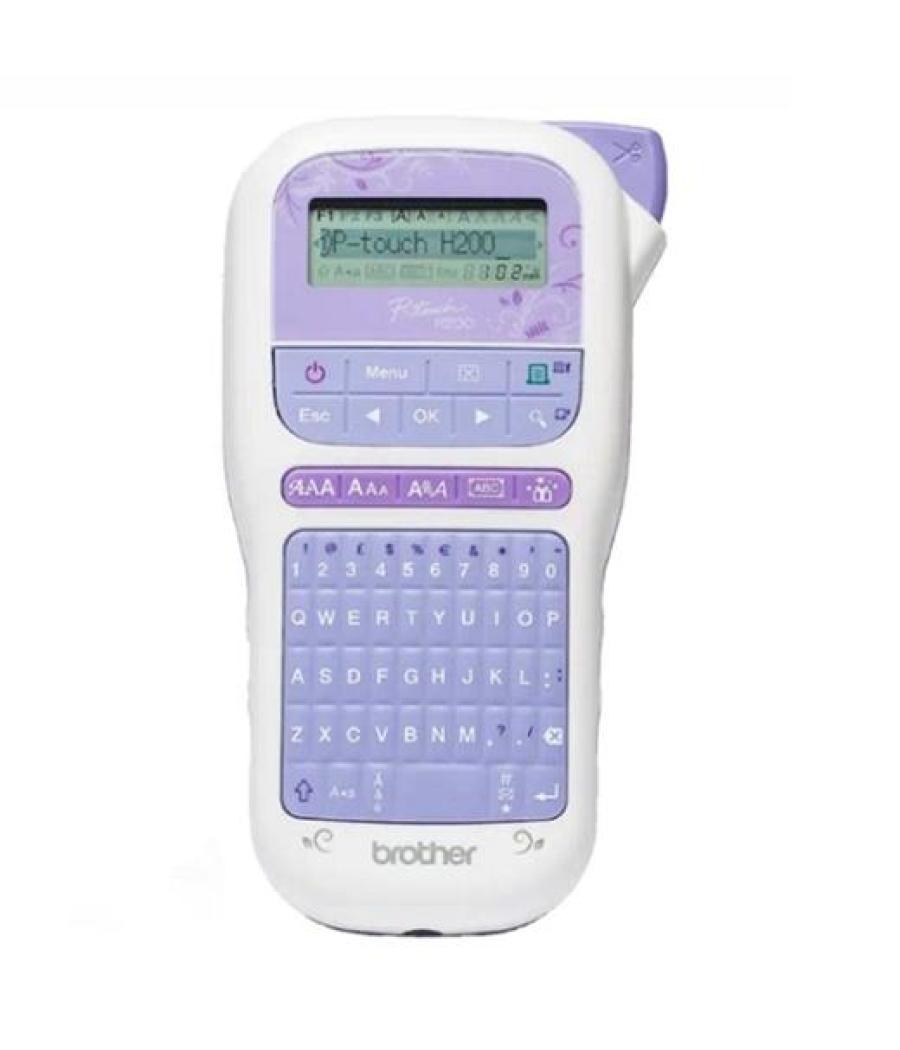 Brother etiquetadora rotuladora electrónica pt-h200, de mano, teclado qwertz