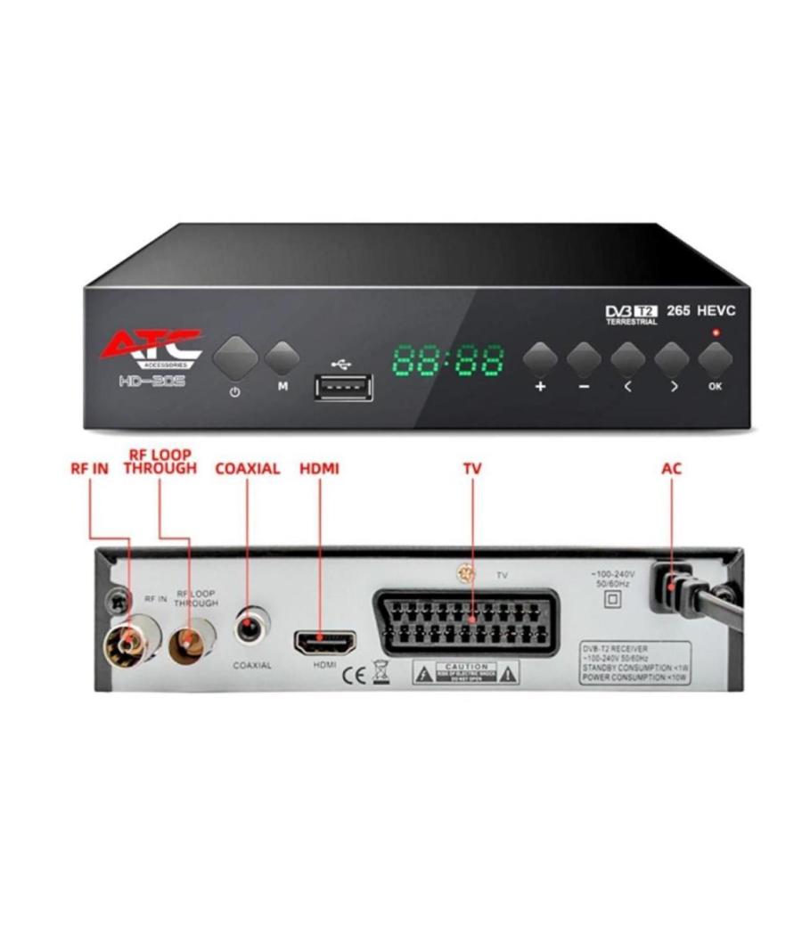 Decodificador digital terrestre - sintonizador tdt t2