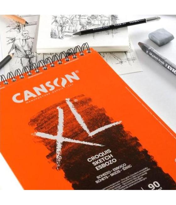 Canson bloc dibujo xl esboso 20h a4 blanco natural