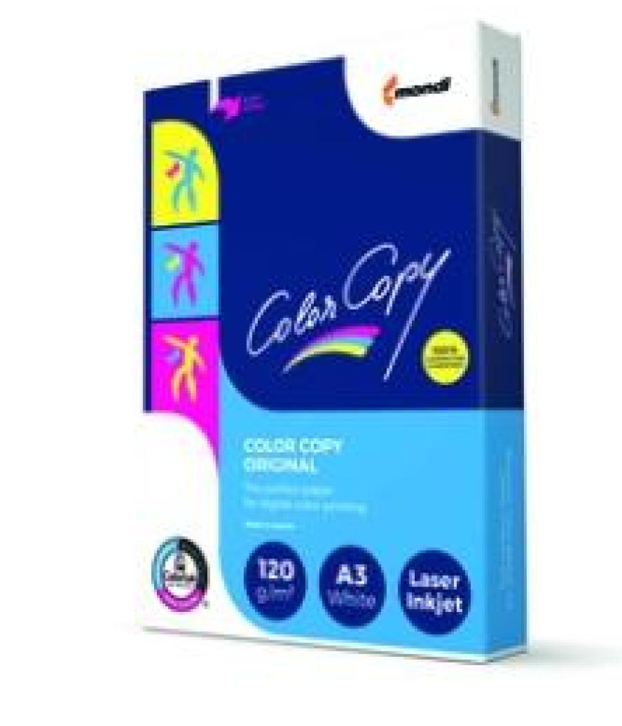Color copy original papel reprográfico din a3 120gr paquete 250h blanco satinado mate