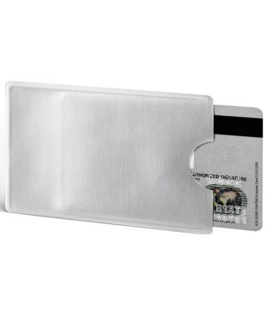 Durable funda de protección para tarjeta de credito rfid secure retail pack transparente -3u-