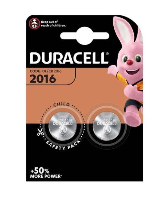 Duracell pila botón cr2016 3v -blister 2u-