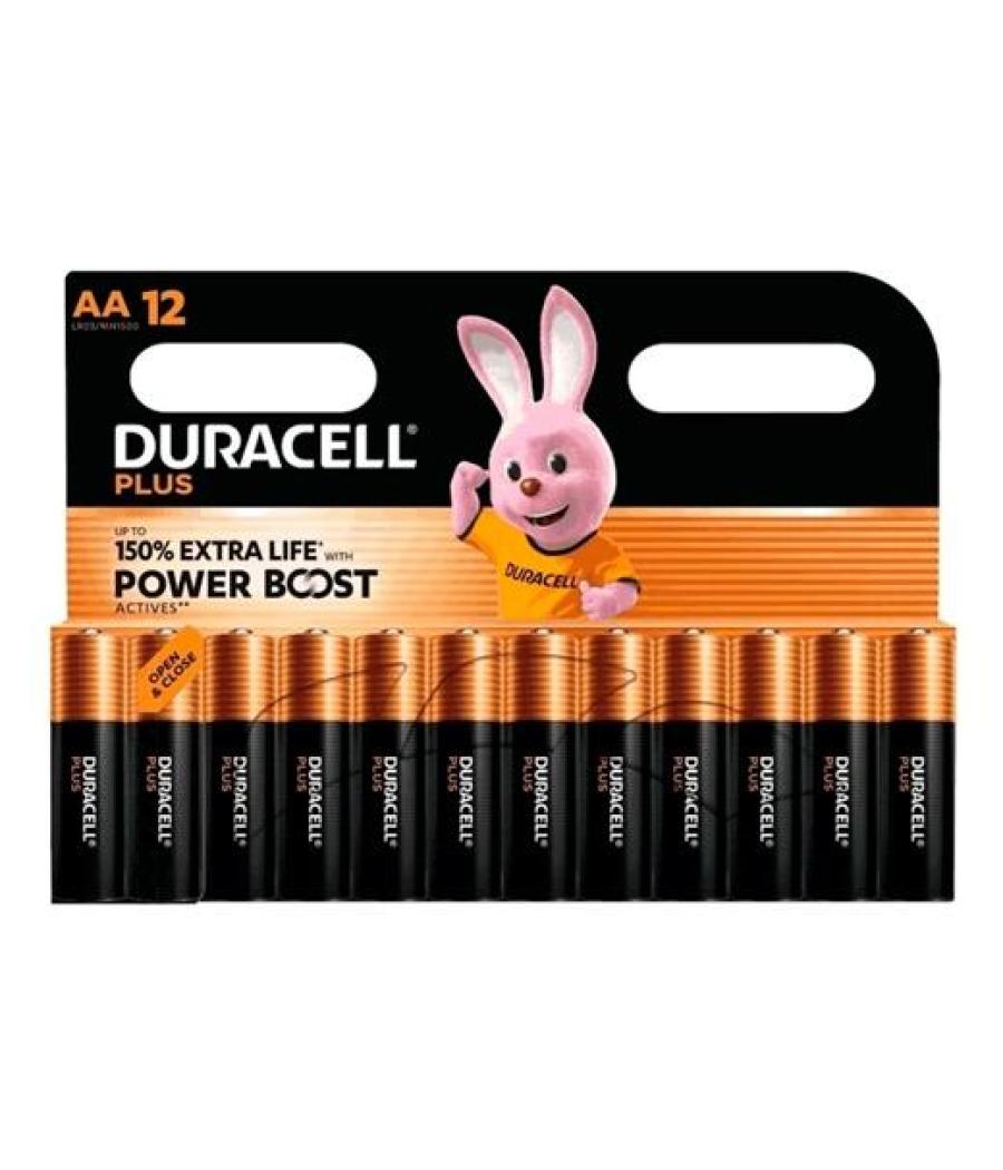Duracell pilas plus power boost lr06 alcalinas aa 1.5v blister 12