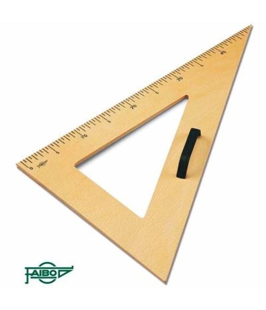 Faibo cartabón pizarra 50 cm graduado plastico