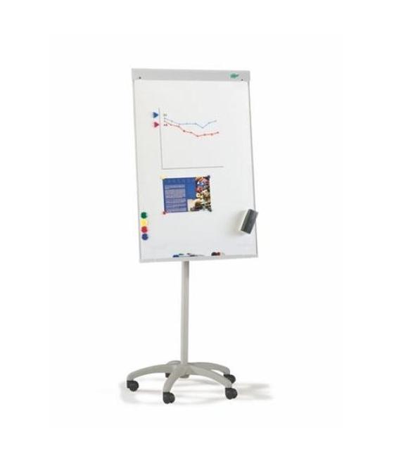 Faibo pizarra caballete metálico con ruedas 700 x 1020 mm