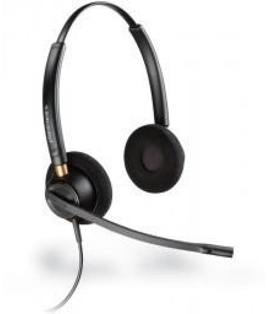 Hp poly auriculares de diadema biaural c/ micrófono cable encorepro hw520 negro