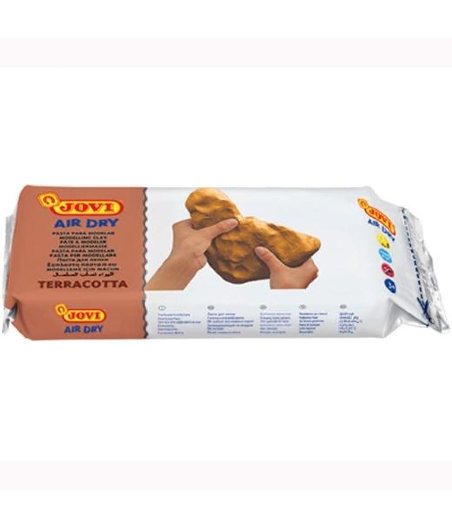 Jovi air dry pastilla de pasta modelar endurece al aire 1000gr terracota