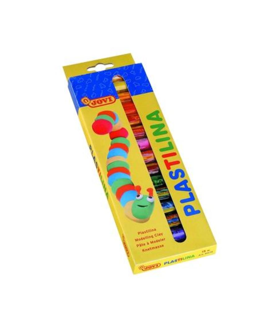 Jovi plastilina barra 15gr colores surtidos estuche 15 ud