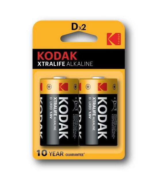 Kodak pilas extralife alcalinas d - lr20 - pack 2 uds