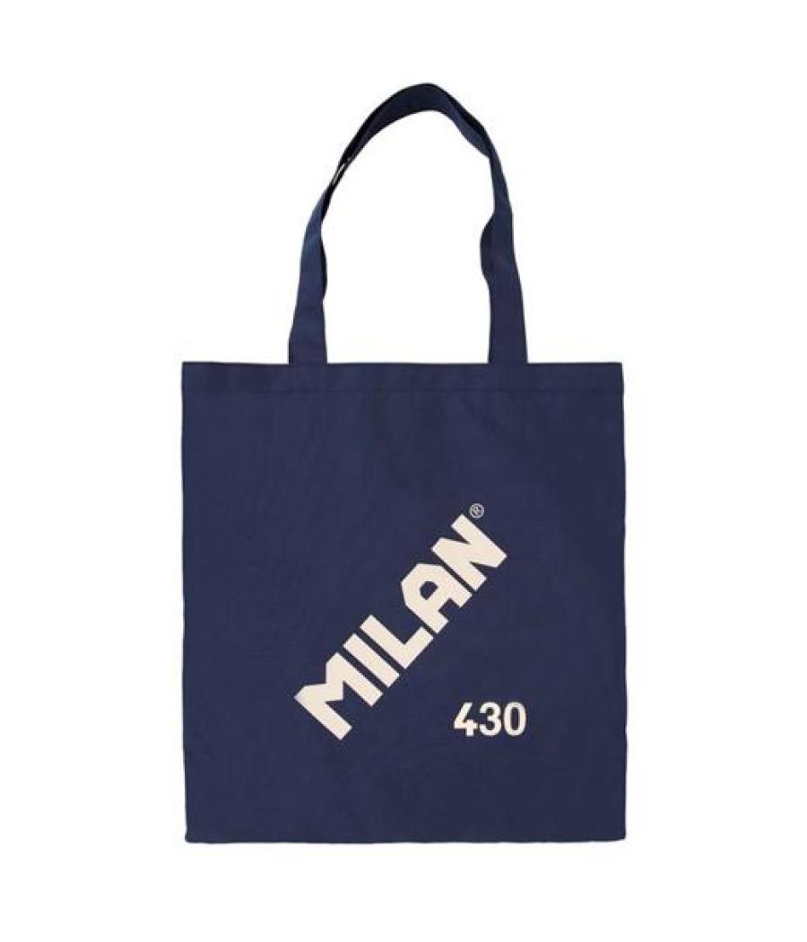 Milan bolsa de mano tote bag since 1918 azul marino