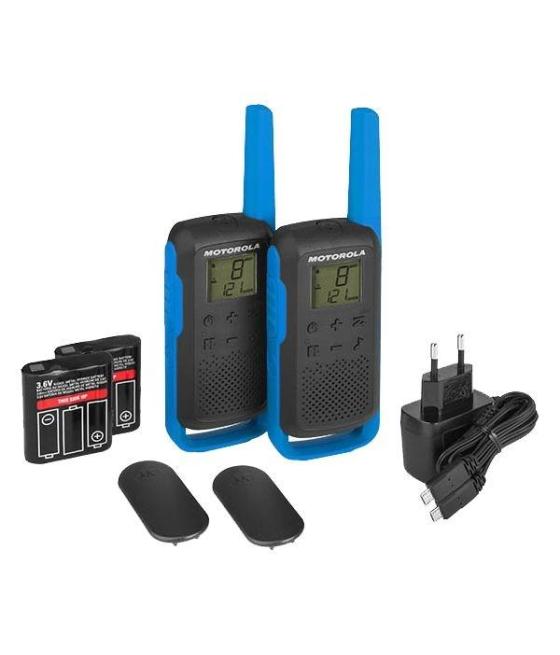 Motorola walkie talkie t62 azul