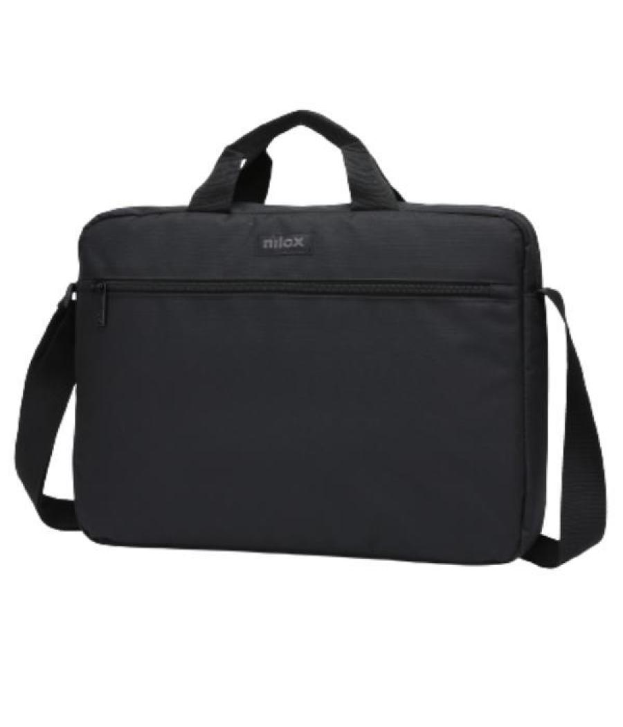 Nilox maletin para portátil basic con bolsillo de 15,6" style negro