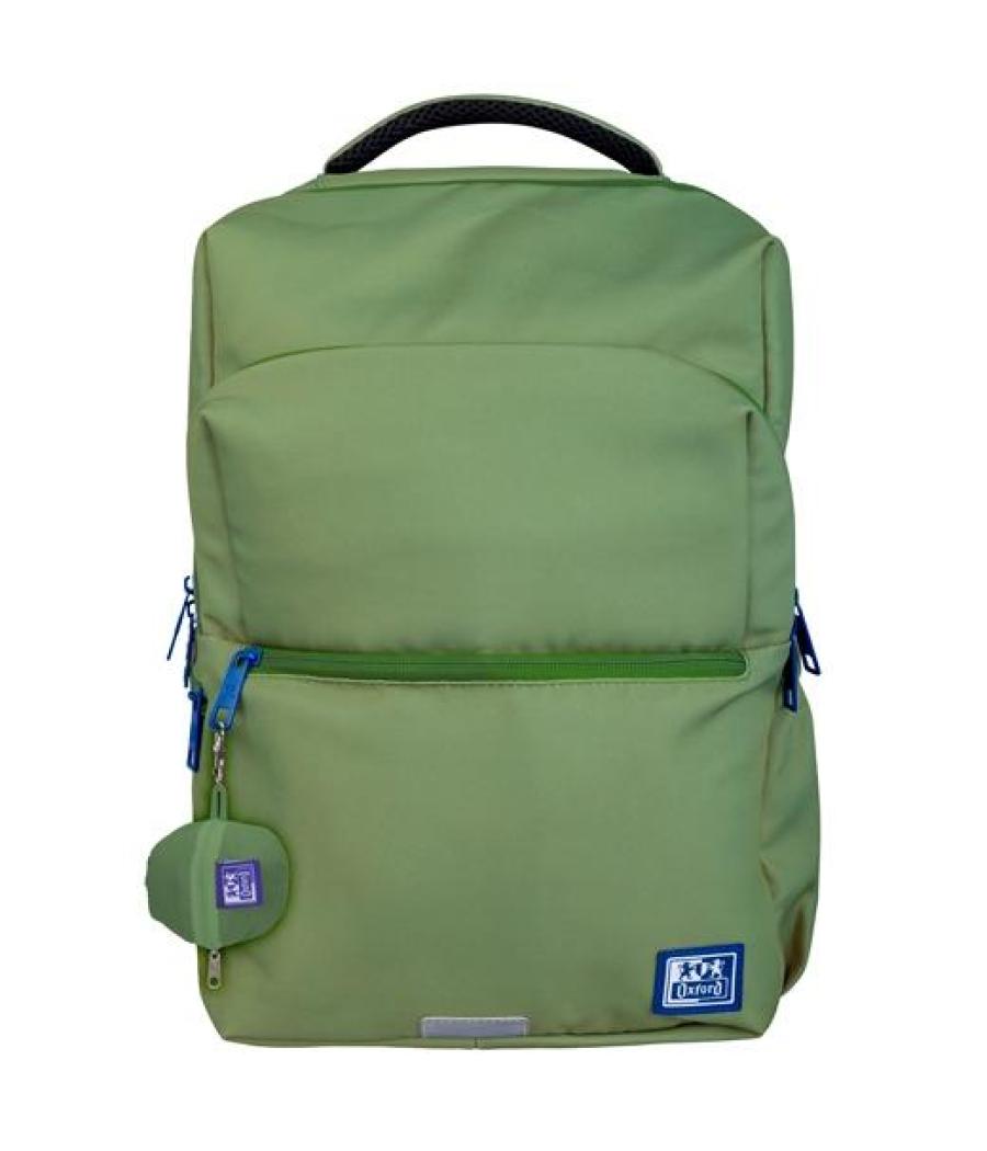 Oxford mochila young proof b-ready 28l poliéster reciclado verde safari