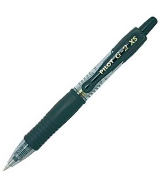 Pilot bolígrafo tinta de gel g2 pixie xs retráctil 0.7 negro