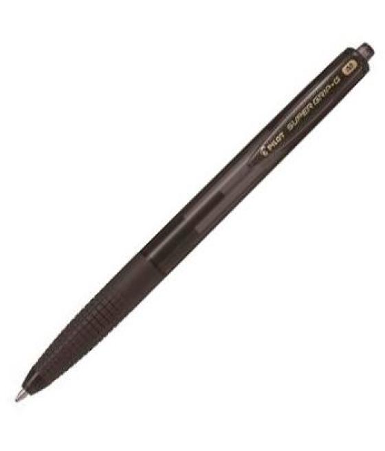 Pilot bolígrafo supergrip g retráctil 1.0mm negro