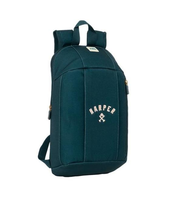 Safta mini mochila cremallera vertical harper & neyer