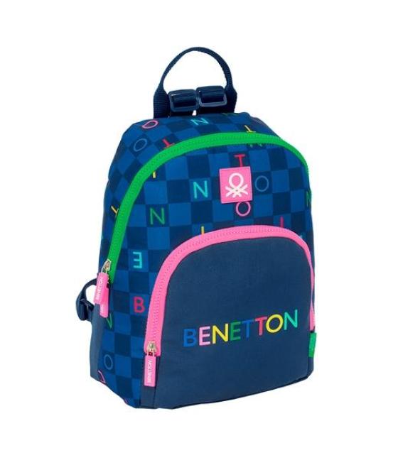 Safta mini mochila benetton damero