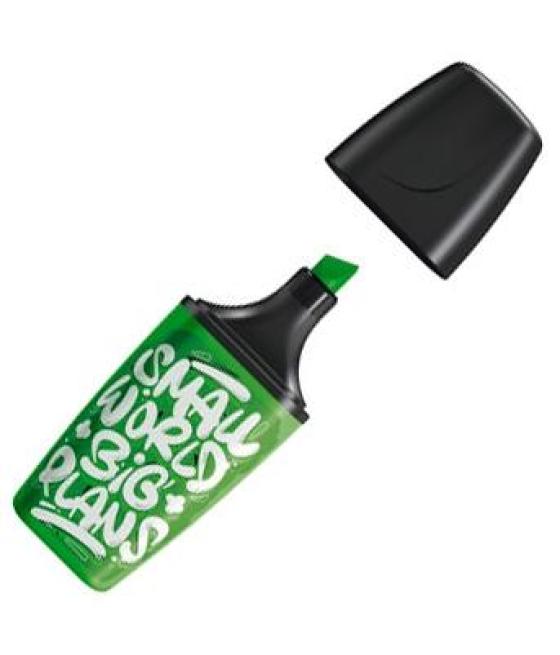 Stabilo marcador fluorescente boss mini small world big plans verde caja 10 ud