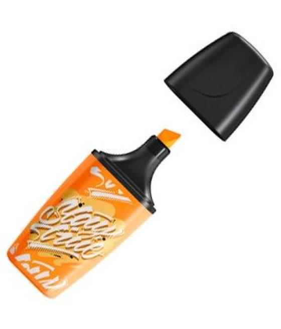 Stabilo marcador fluorescente boss mini stay true naranja caja 10 ud
