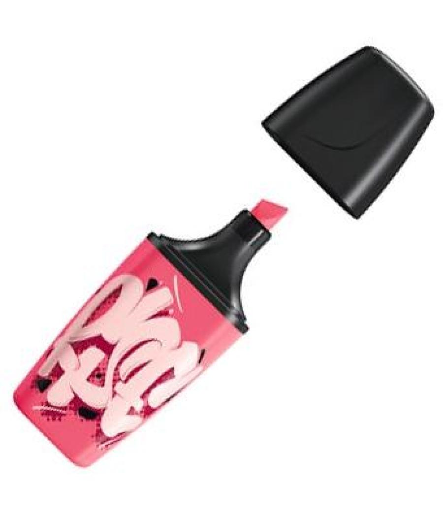 Stabilo marcador fluorescente boss mini "rise" rosa caja 10 ud