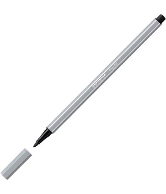 Stabilo rotulador pen 68 gris medio caja 10 ud