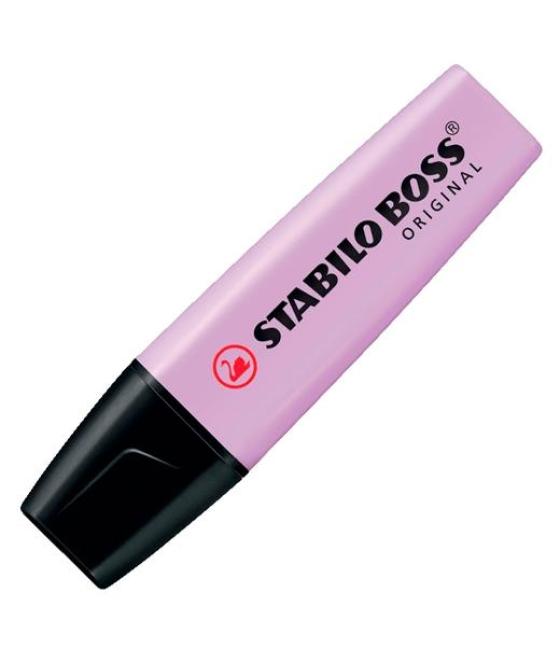 Stabilo marcador fluorescente boss original violeta pastel