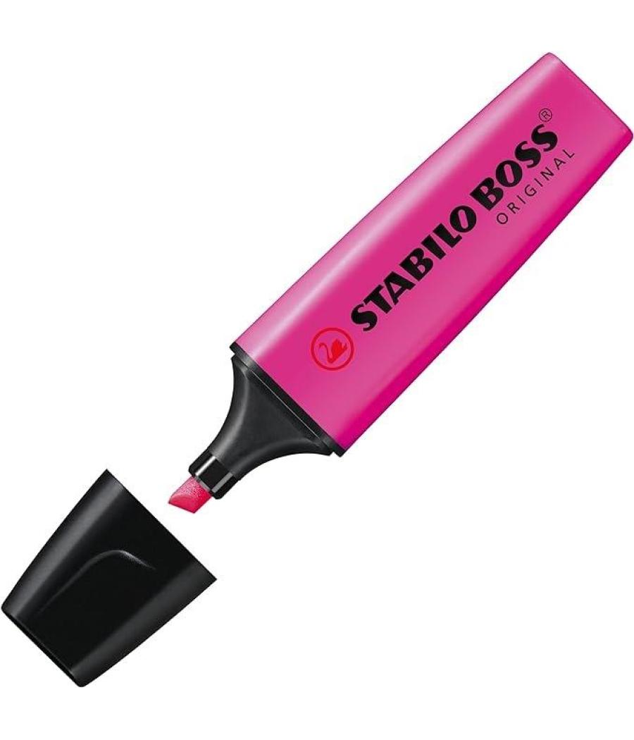 Stabilo marcador fluorescente boss original violeta