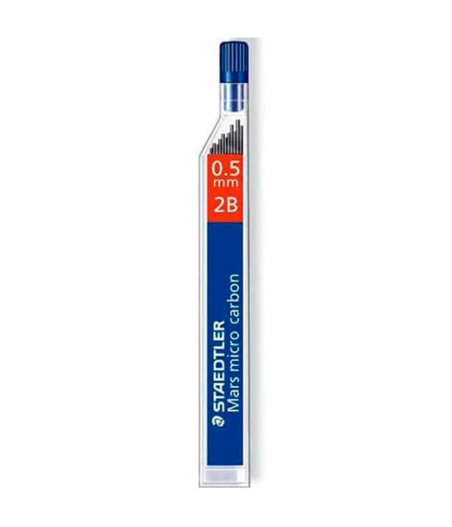 Staedtler minas mars micro carbon 250 0,5mm 2b estuche 12u