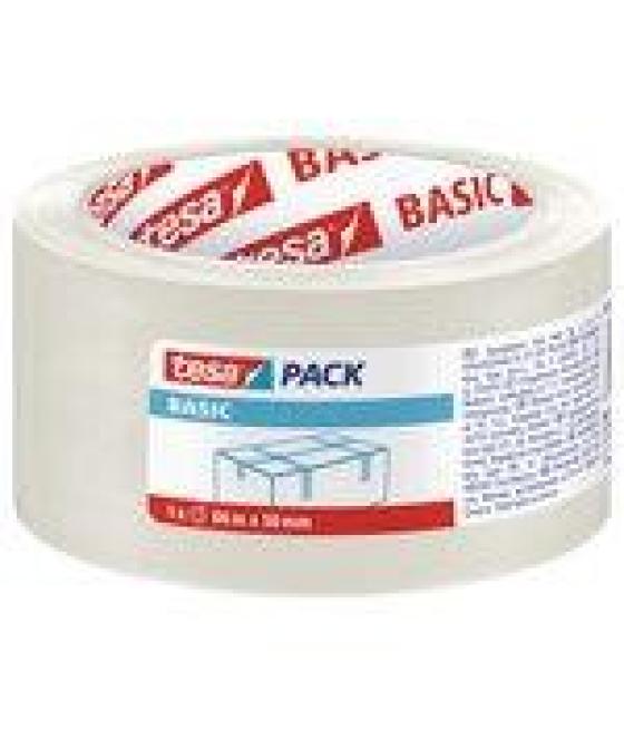 Tesa cinta de embalaje basic 66mx50mm pp transparente